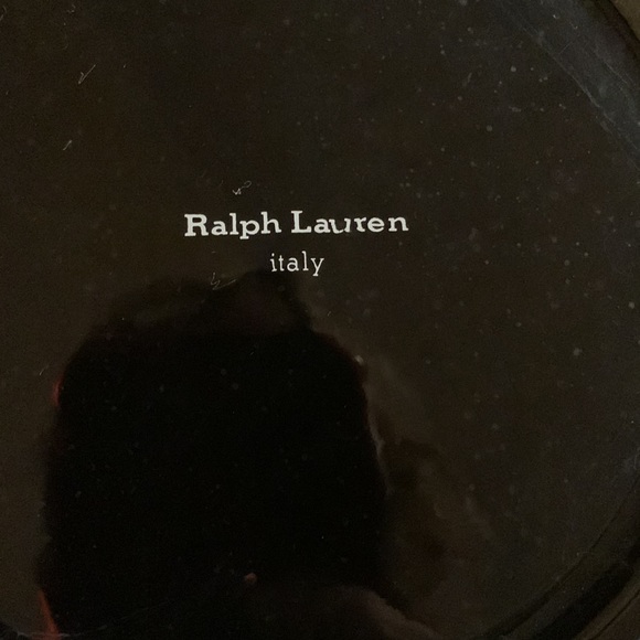 RALPH LAUREN ITALY LARGE STONEWEAR SERVING PLATE 14 INCH ROUND - Picture 4 of 5